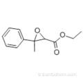 2-Oksirankarboksilik asit, 3-metil-3-fenil-, etil ester CAS 77-83-8
